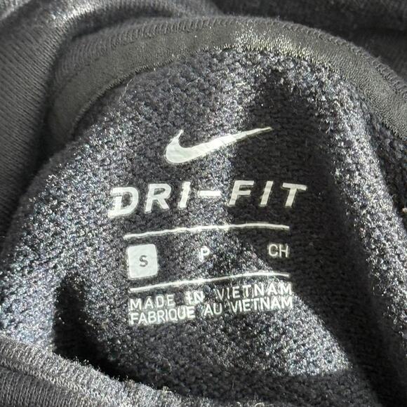Nike Dri-Fit Black Cowl Neck Long Sleeve Pullover Womens Size Small Athletic Top - Picture 5 of 7